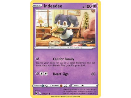 Pokémon Indeedee (FST 127)