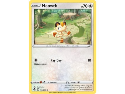 Pokémon Meowth (FST 199)