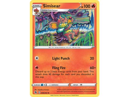 Pokémon Simisear (FST 038)