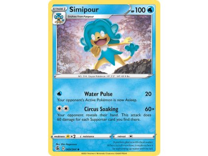 Pokémon Simipour (FST 069)