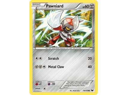 Pokémon Pawniard (DEX 78)