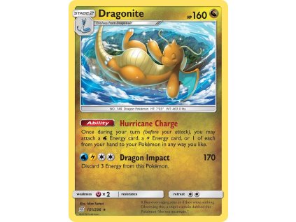 Pokémon Dragonite (UNM 151)