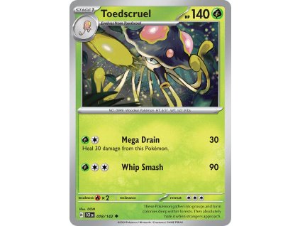 Pokémon Toedscruel (SCR 018)