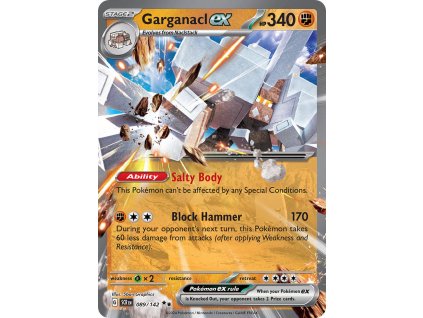 Pokémon Garganacl ex (SCR 089)