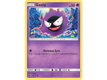 Pokémon Gastly (CIN 36)