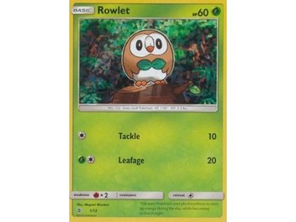 Pokémon Rowlet (MCD17 1)