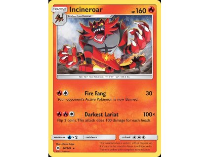 Pokémon Incineroar (SUM 26)