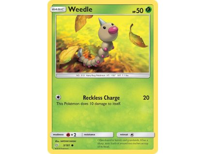 Pokémon Weedle (TEU 3)