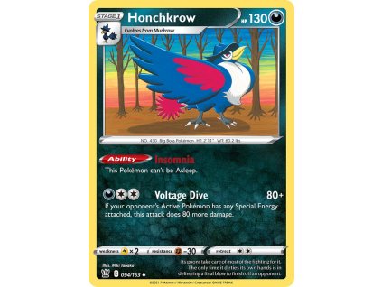 Pokémon Honchkrow (BST 94)