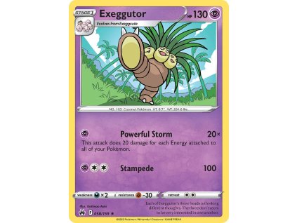 Pokémon Exeggutor (CRZ 058)
