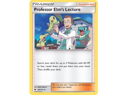 Pokémon Professor Elm's Lecture (LOT 188)