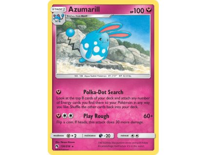 Pokémon Azumarill (LOT 136)