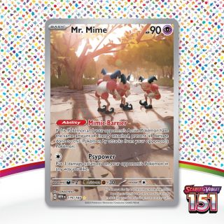 Mr. Mime➡️ #pokemon151 Zdroj: Pokémon Company #pokemon #scarletandviolet #pokemoncompany #karetnihry #mrmime #pokemon151