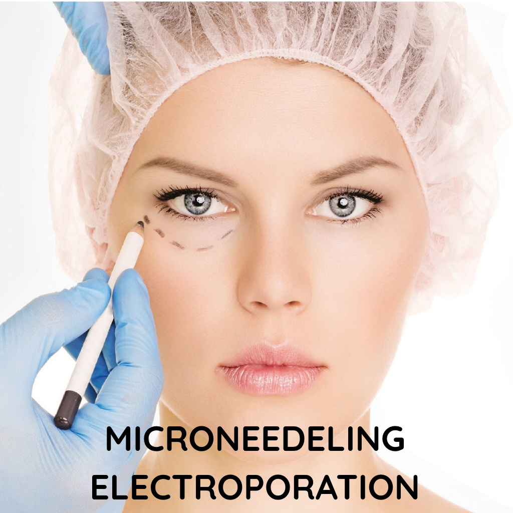 Microneedling a elektroporace obličeje | Profesionální ošetření s MesoCocktails