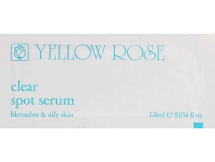 clear spot serum yellow rose charde vzorky