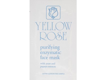 purifying enzymatic mask yellow rose charde vzorek