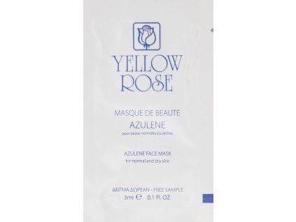 mask de beaute azulene yellow rose charde vzorky