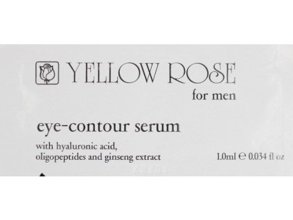 for men eye countour serum yellow rose charde vzorek