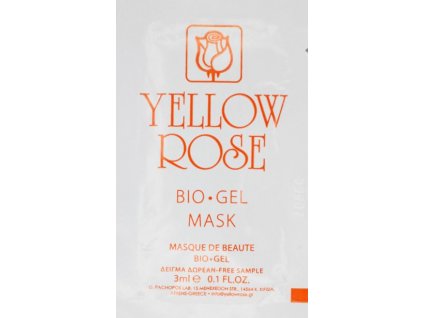 bio gel mask yellow rose charde vzorek