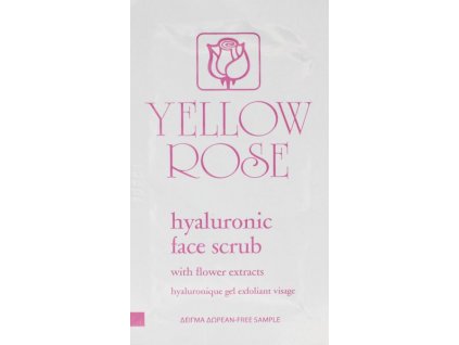 hyaluronic face srab yellow rose charde vzorek