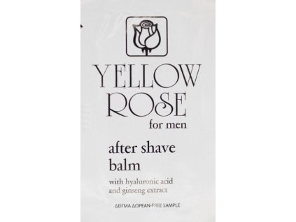 for men after shave balm yellow rose charde vzorek