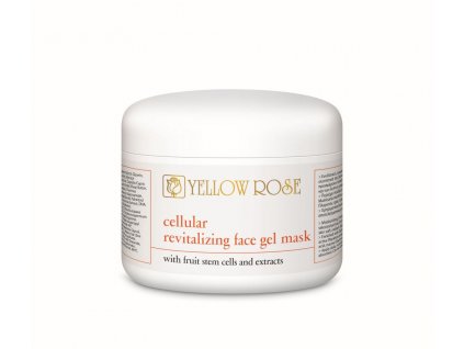 yellow rose cellular revital face gel mask 250ml kmenove bunky charde