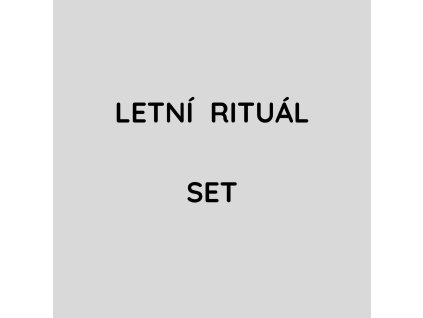 LETNÍ RITUÁL 2+1