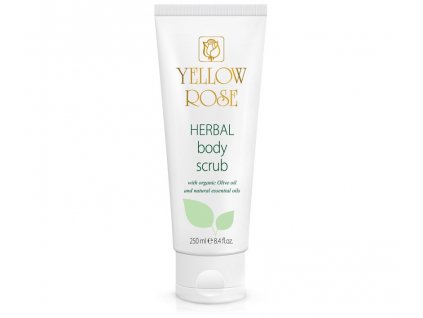 yellow rose herbal body scrub TUBE 250ML