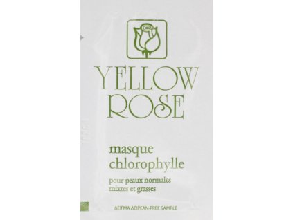 mask chlorophylle yellow rose charde vzorky