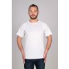 Pánské funkční triko PREMIUM krátký rukáv bílá/šedá