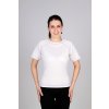 Dámské funkční triko PREMIUM krátký rukáv bílá/lila