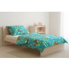 Dětské povlečení Kočka tyrkysová