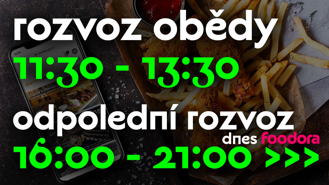 Dnes odpoledne s FOODORA