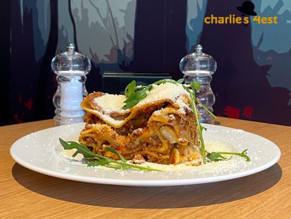 Boloňské lasagne se sýrem Gran a rukolou 2