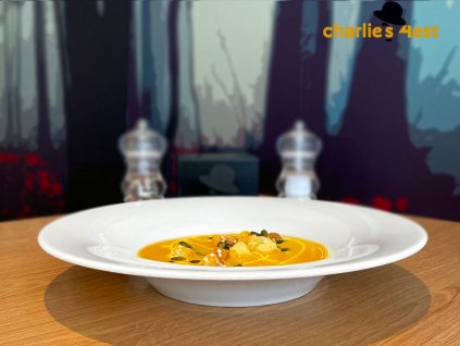 Dýňový krém s krutony 2