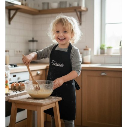 Dětská zástěra se jménem