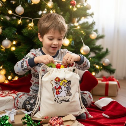 Mikulášská nadílka - pytlík se jménem