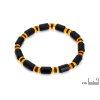 bracelet with multi colored amber all amber 21 23cm