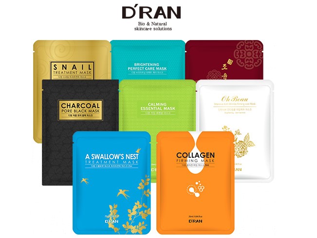 D'RAN Korea - Pleťové masky