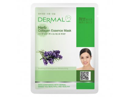 DERMAL Korea Herb Collagen Essence Mask - Esenční kolagenová maska z bylin