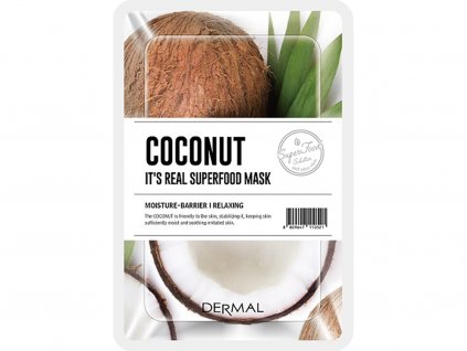 Dermal Korea - Esenční maska ze Superpotravin - kokosový ořech | 25g