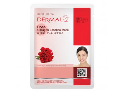 dermal-korea-rose-collagen-essence-mask-esencni-kolagenova-maska-s-extraktem-s-ruzi-23g