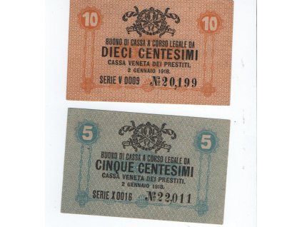 10 a 5 centisimi 1918
