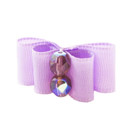 Taffeta Bow with Fire-Polished in Ametyst Colour and AB finish