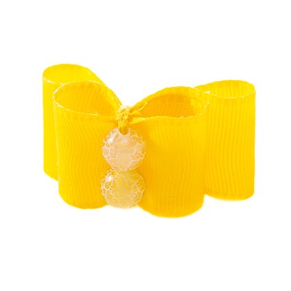 Taffeta Bow with Agate Beads