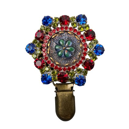 Brooch with Flower Centre