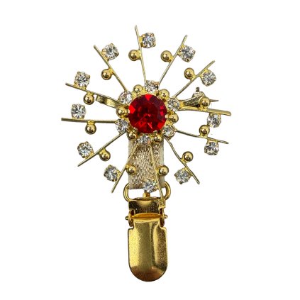 Sun Brooch with Rays