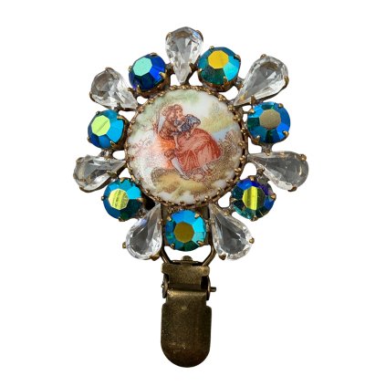 Brooch with Pastoral Scene 2