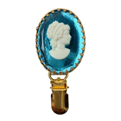 Oval Brooch with Cameo