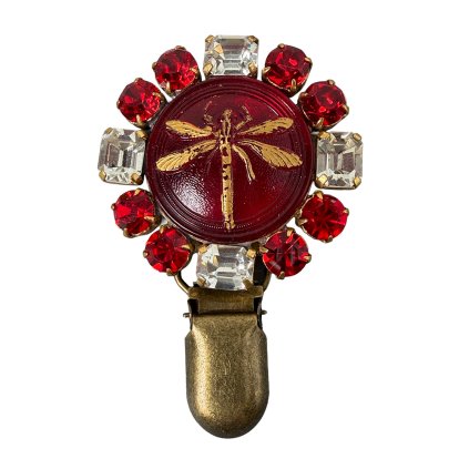 Brooch with Large Dragonfly